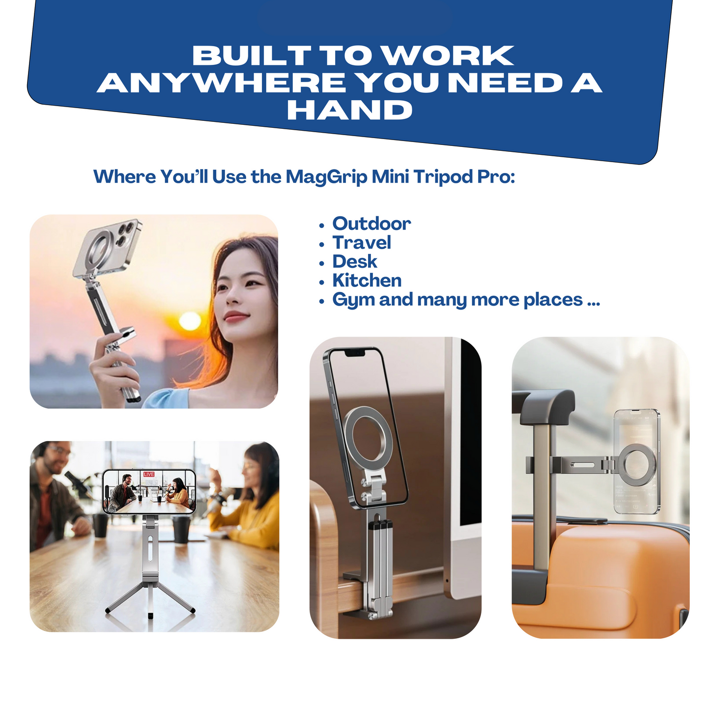 MagGrip Mini Tripod Pro